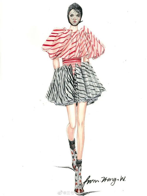 200张服装设计考研手绘效果图绘制教程