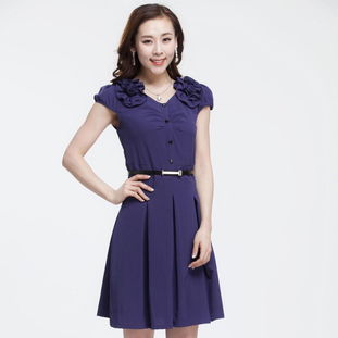 气质优雅，风华正茂 2013新款中老年连衣裙引领夏日时尚新风尚